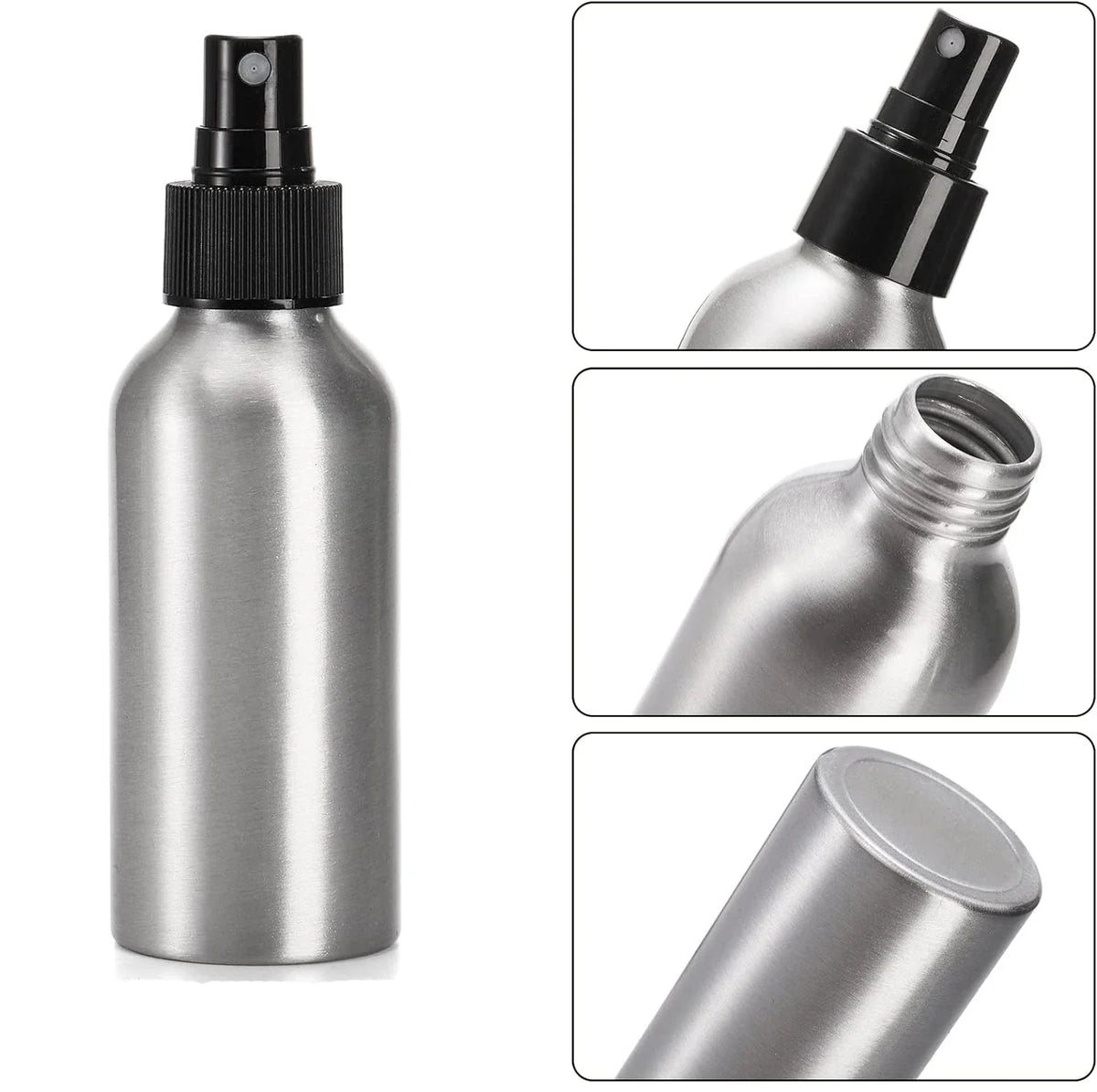 Aluminum Fine Mist Spray Bottle 30–120ml | Travel Perfume Refillable Spray Bottle QXL