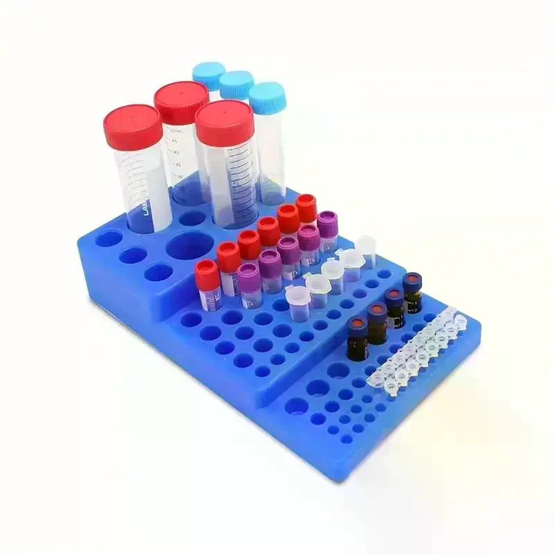 Lab Centrifuge Tube Rack 0.2–50ml | PP Test Tube Holder Lab Tube Rack QXL