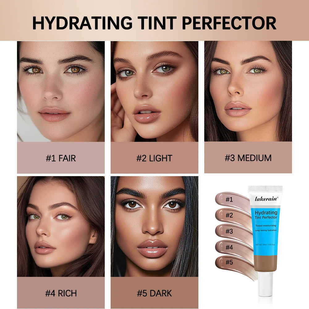 Lakerain Hydrating Tint Perfector | Ceramide Foundation 28ml Tinted Foundation QXL