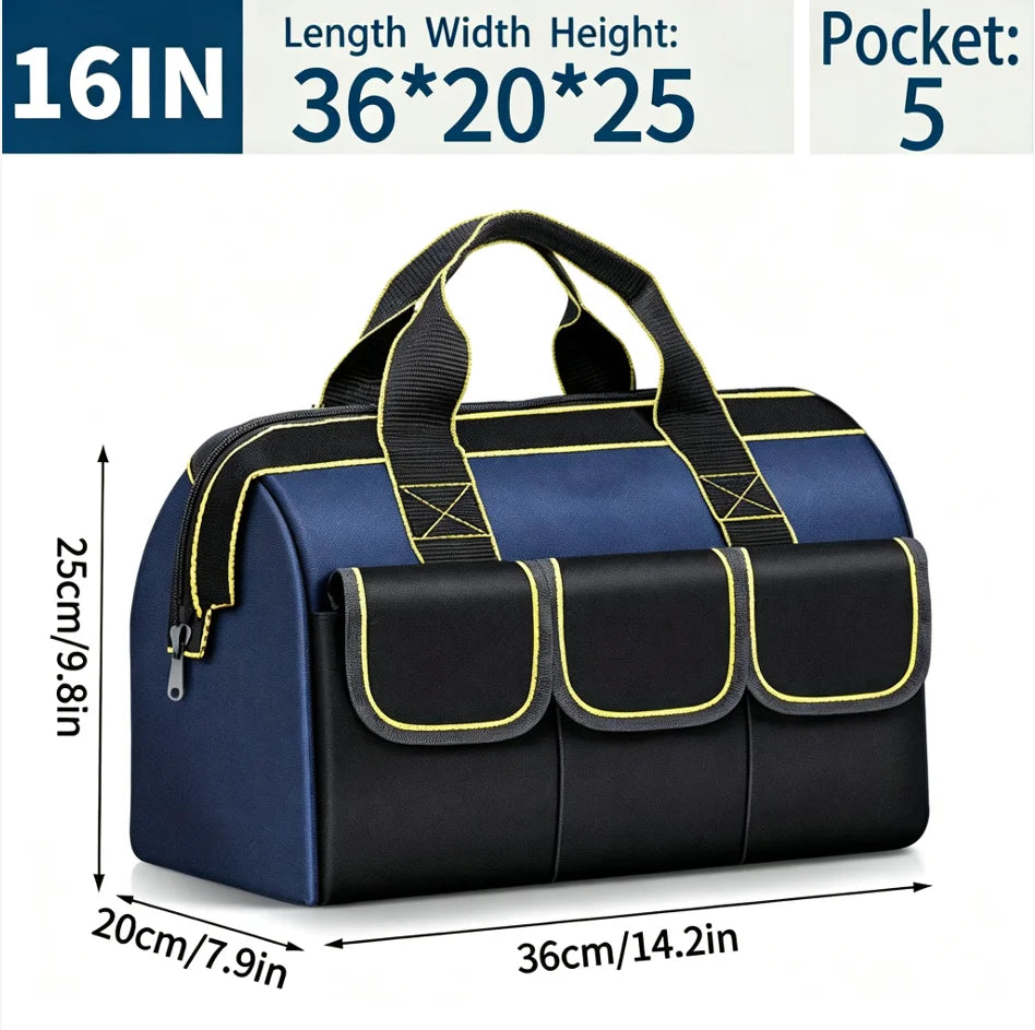 Heavy-Duty Electrician Tool Bag | Multi-Pocket Oxford 13–23" Electrician Tool Bag QXL large 3