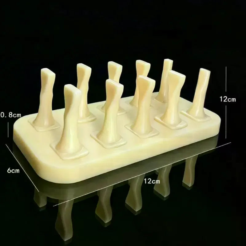 Acrylic Non-Magnetic False Nail Display Stand | 5 or 10 Pack Nail Display Stand QXL