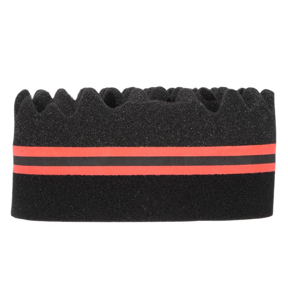 Double-Sided Afro Hair Sponge Brush | Big Hole Curl Tool Hair Curl Sponge QXL