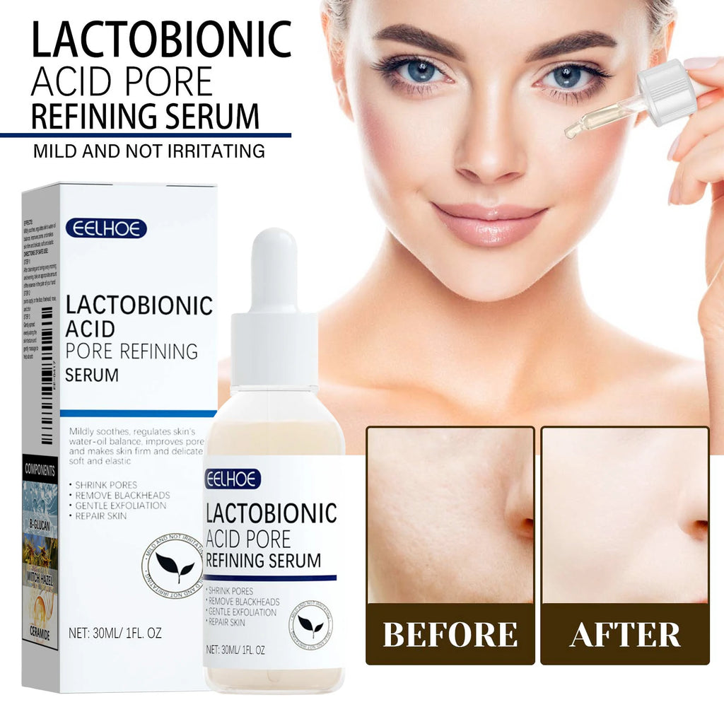 EELHOE Lactobionic Acid Pore Serum | Brighten & Firm 30ml Face Serum QXL