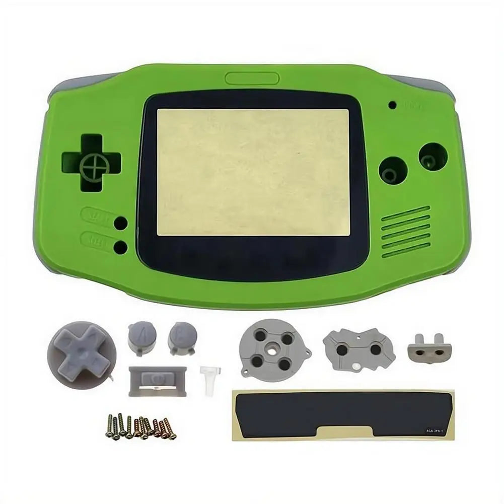 GBA Replacement Shell Housing Full Set – Buttons, Screws & Lens Console Replacement Shell QXL