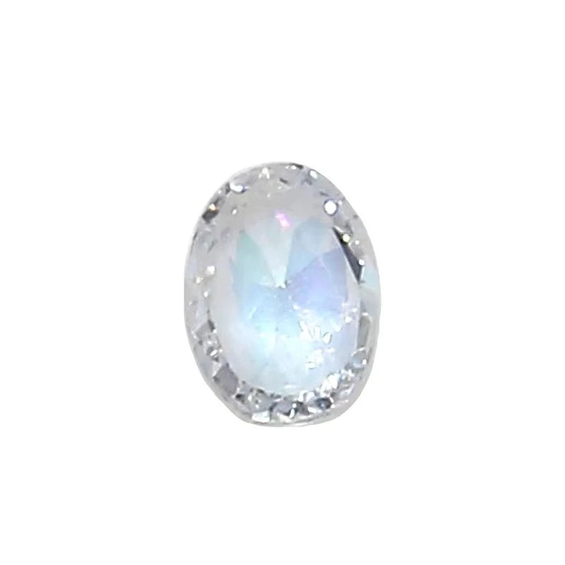 50-Pc 5A Zircon Aurora Nail Rhinestones | Mixed Shape Charms Nail Art Rhinestones QXL