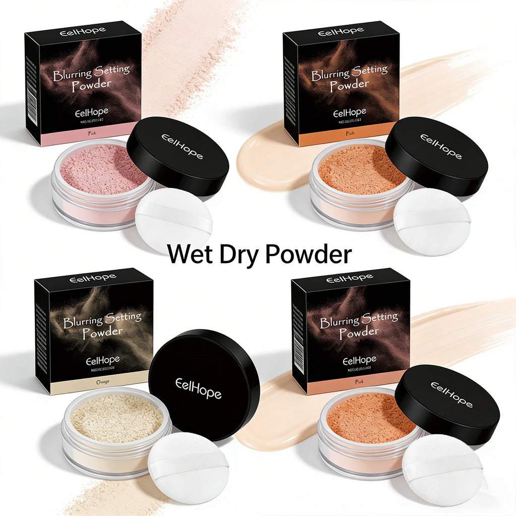 Eelhope 2-in-1 Wet Dry Setting Powder | Matte Oil Control SPF Setting Powder QXL