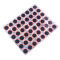 48-Pack 25mm No-Glue Bike Puncture Repair Patches | Inner Tube Puncture Repair Patches QXL 1Sheet(48PCS) Round