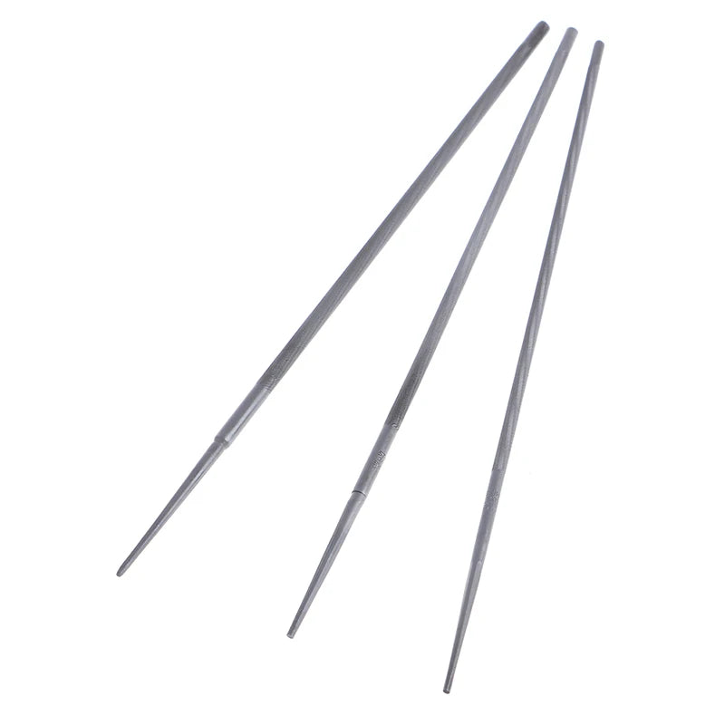 3-Pack Round Chainsaw Files | 4.0mm 4.8mm 5.5mm Sharpener Set Chainsaw File Set QXL
