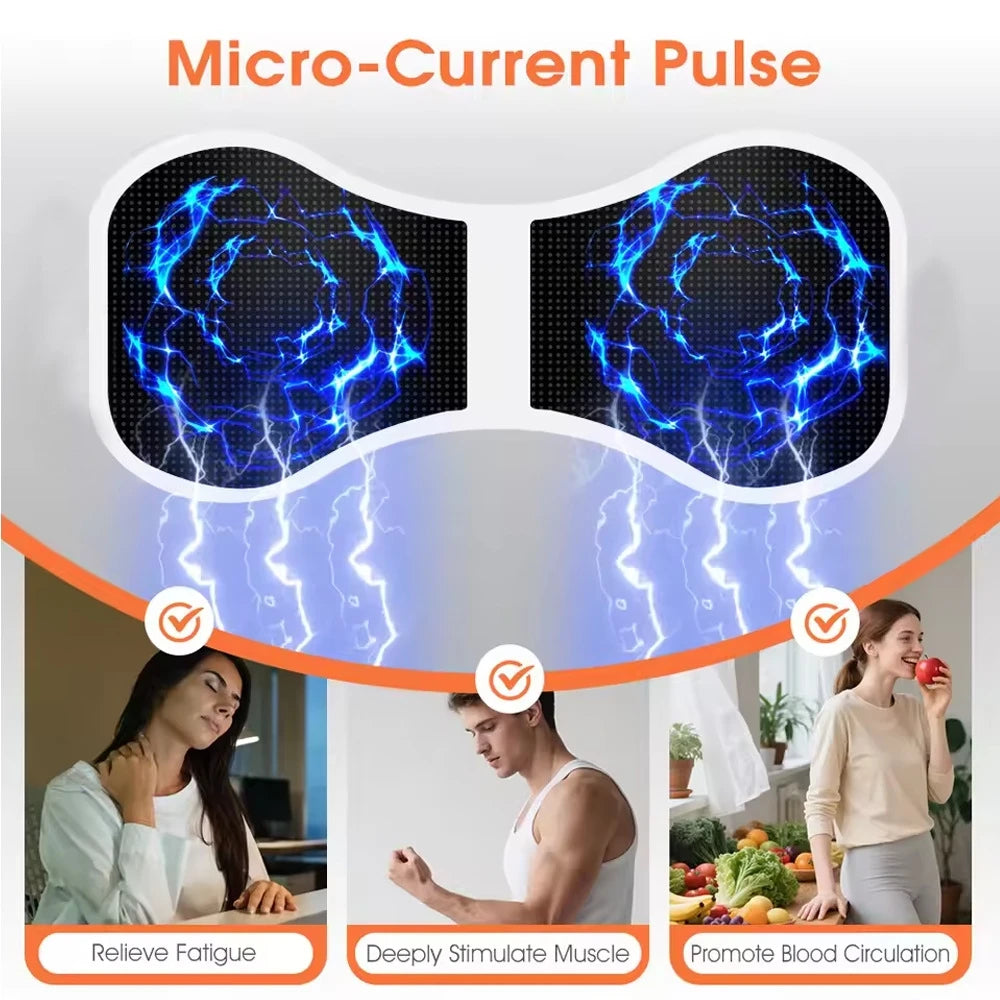 EMS Pulse Neck & Shoulder Massager | Wireless Heating Pad EMS Neck Massager QXL