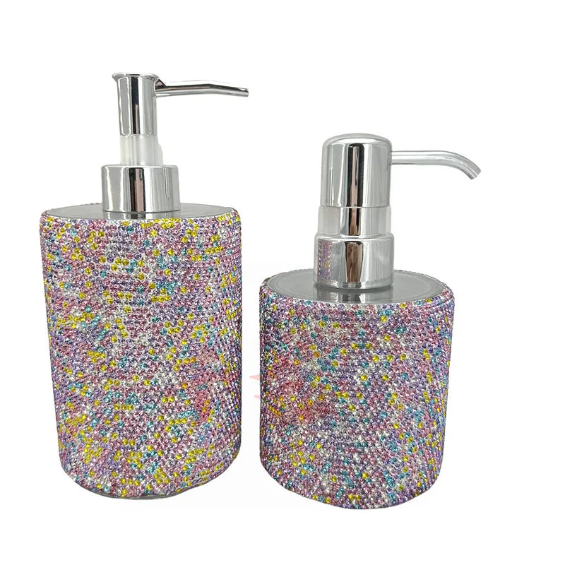 Diamond Press Pump Bottle 300ml | Empty Toner Dispenser Pump Dispenser Bottle QXL