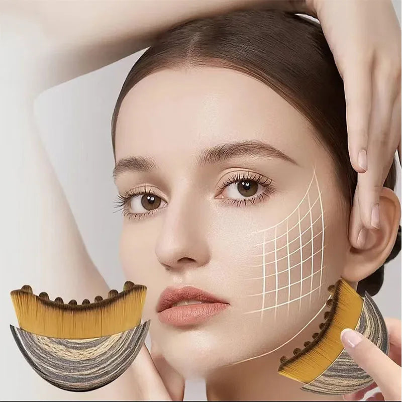 Contour Face Brush | Sculpting & Drainage Facial Massager Facial Massage Tool QXL