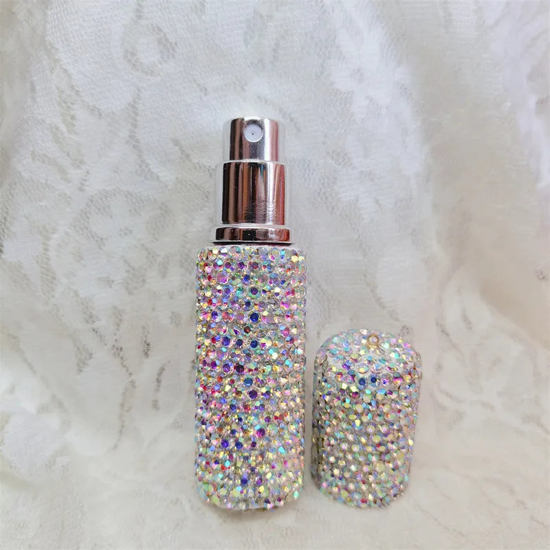 5ml Diamond Glass Perfume Spray Bottle | Travel Atomizer Perfume Atomizer QXL