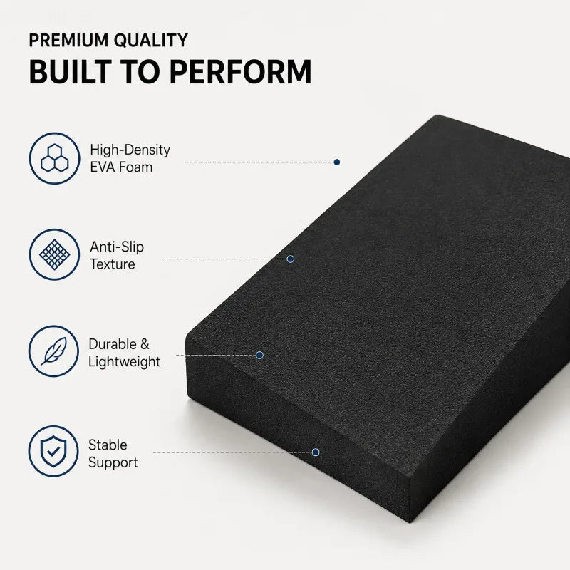 EVA Squat Wedge Board | Heel Elevation Slant Board for Squats Squat Wedge Board QXL