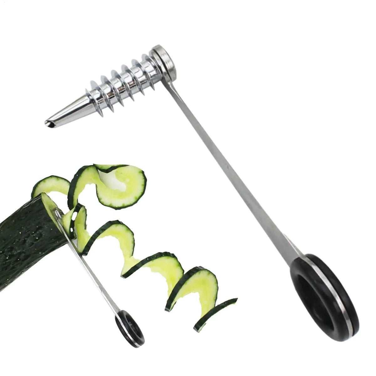 Handheld Vegetable Spiralizer – Stainless Steel Spiral Cutter Vegetable Spiralizer QXL