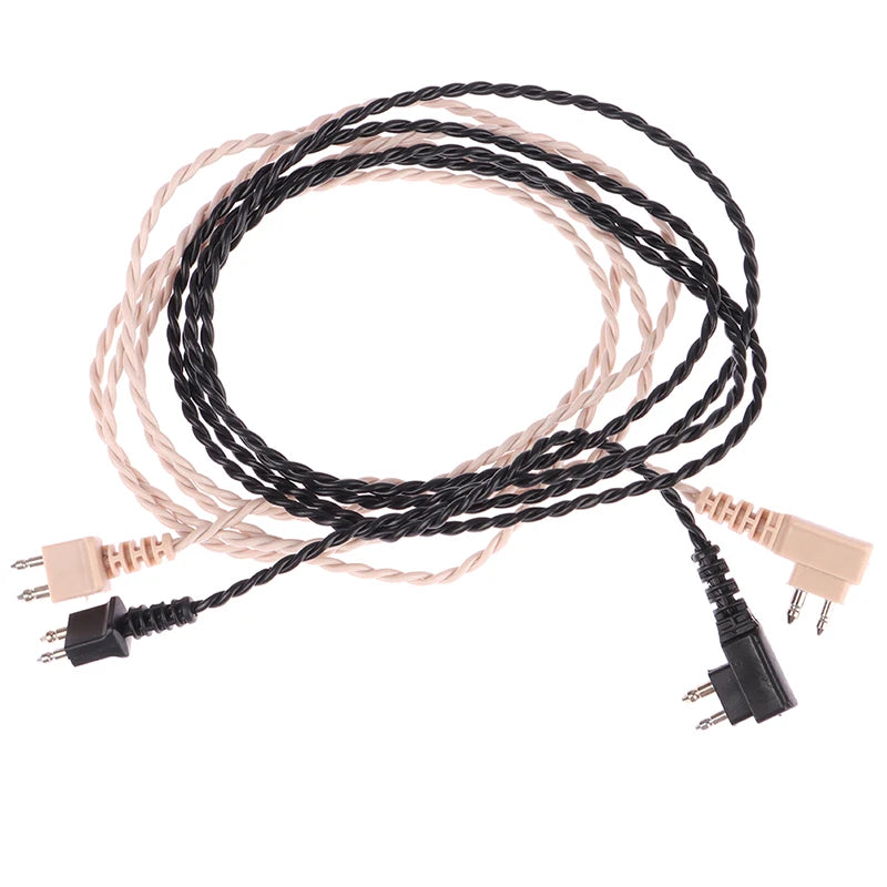 2-Pin Hearing Aid Replacement Cable Cord 72cm | Pocket Aid Wire Hearing Aid Accessory QXL