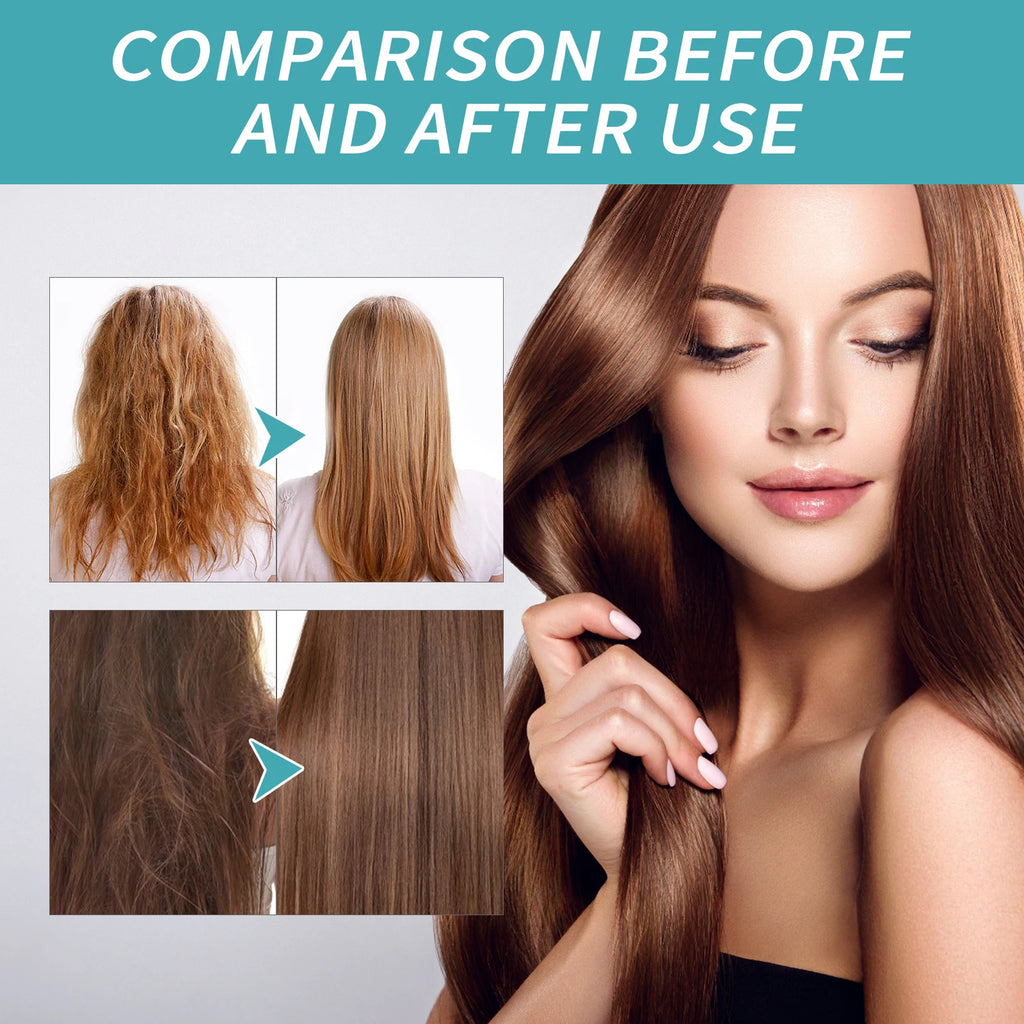 Keratin Hair Straightening & Repair Cream – Anti-Frizz Keratin Hair Treatment QXL