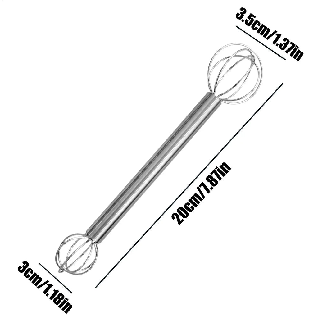 Stainless Steel Double-Head Miso Stirring Stick | Mixing Tool Kitchen Mixing Tool QXL