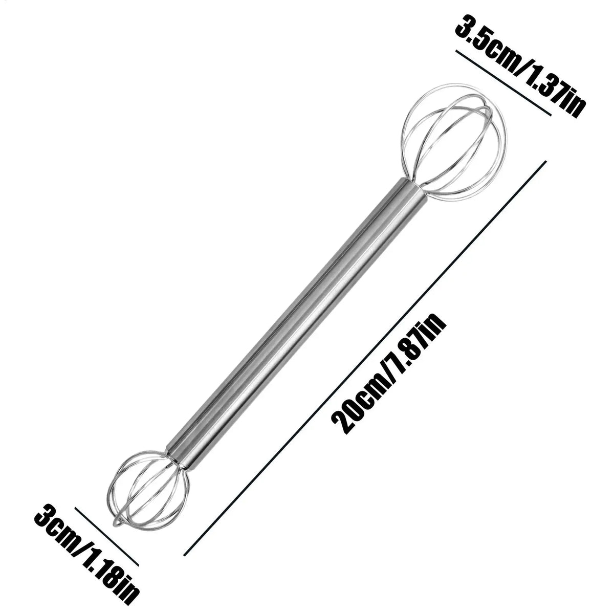 Stainless Steel Double-Head Miso Stirring Stick | Mixing Tool Kitchen Mixing Tool QXL