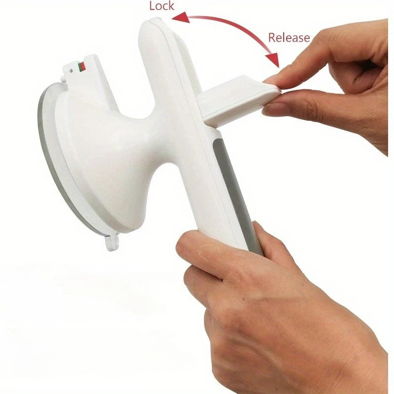 No-Drill Suction Cup Grab Bar | Anti-Slip Shower Safety Handle Shower Grab Bar QXL