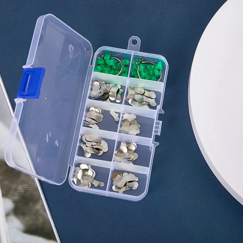 140-Pc Dental Sectional Matrix Bands & Wedge Kit | YOVIP Dental Matrix Kit QXL