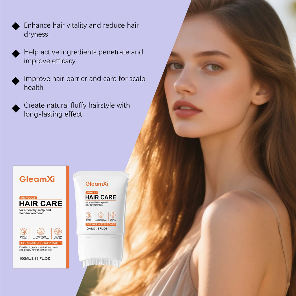 Gleamxi Volumizing Hair Serum | Castor & Rosemary Scalp Ampoule Scalp Ampoule Serum QXL