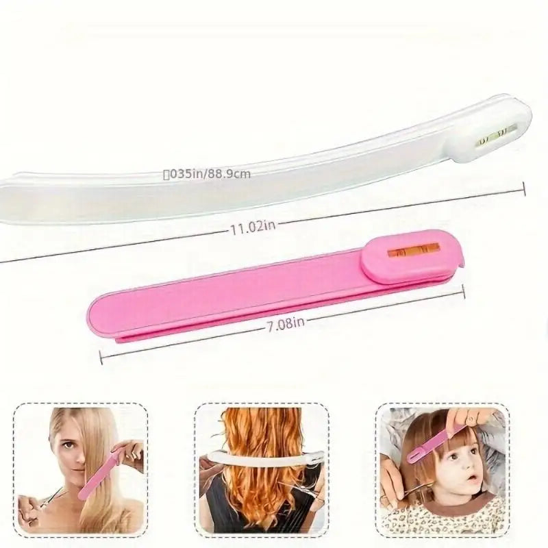 4-Piece Bangs Trimming Kit – Hair Scissors & Comb Set Hair Trimming Kit QXL