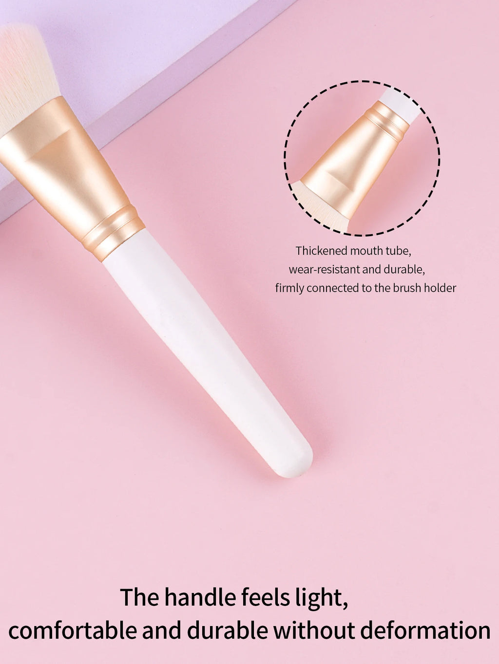 KOSSHOW Pink Fluffy Makeup Brush – Blush & Powder Brush Makeup Brush QXL