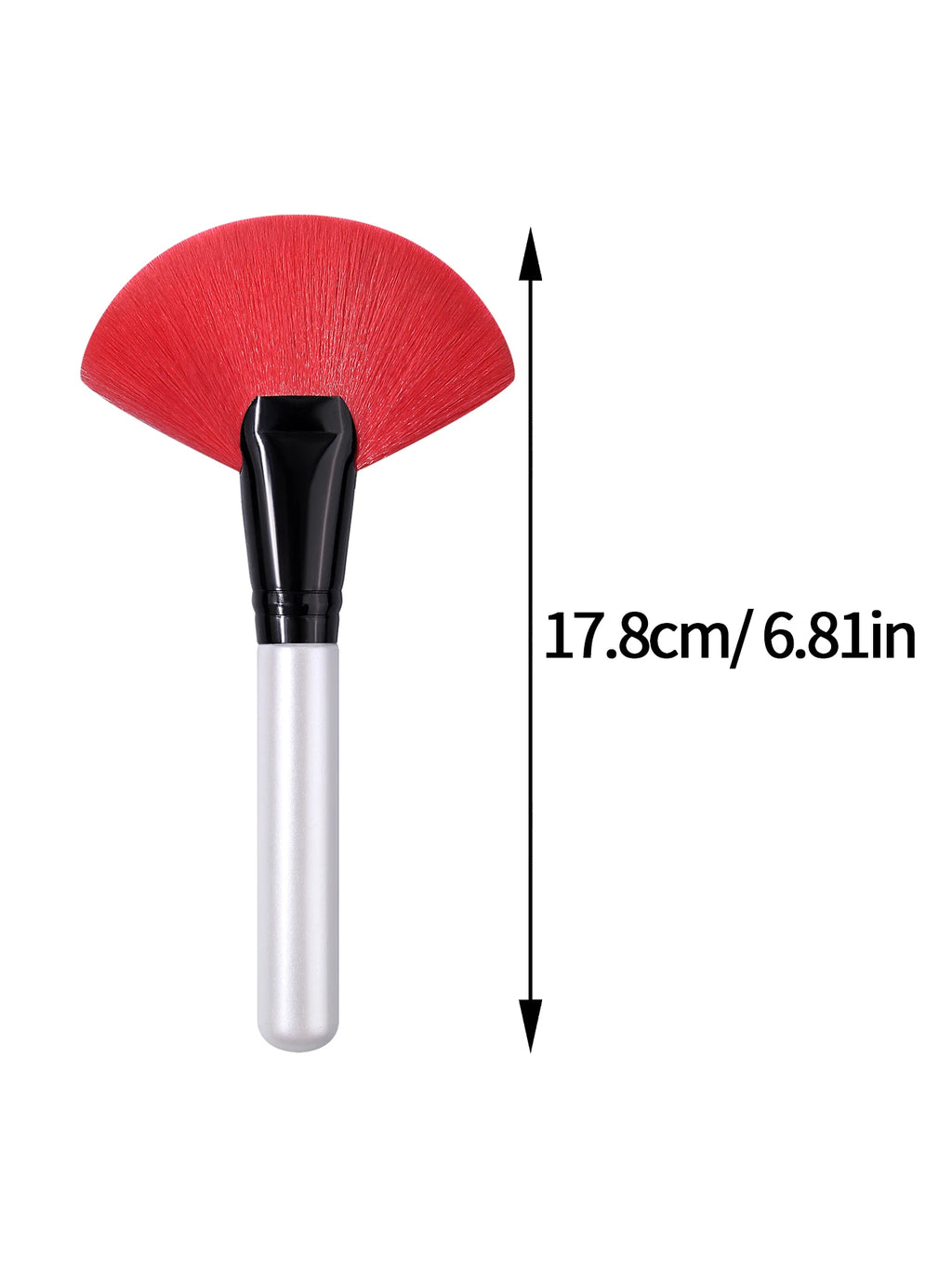 KOSSHOW Fan-Shaped Loose Powder Brush | Fluffy Face Brush Face Powder Brush QXL