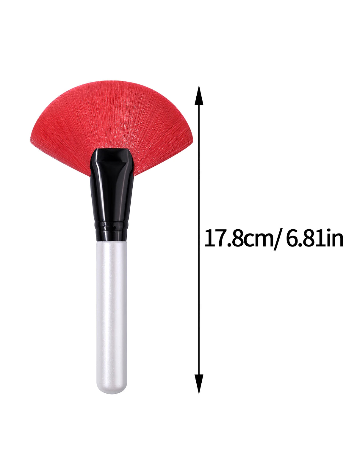 KOSSHOW Fan-Shaped Loose Powder Brush | Fluffy Face Brush Face Powder Brush QXL
