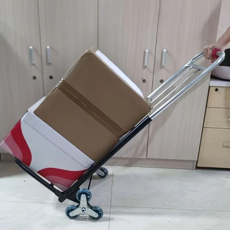 Heavy-Duty Folding 3-Wheel Stair Climbing Hand Truck Cart Folding Hand Truck QXL