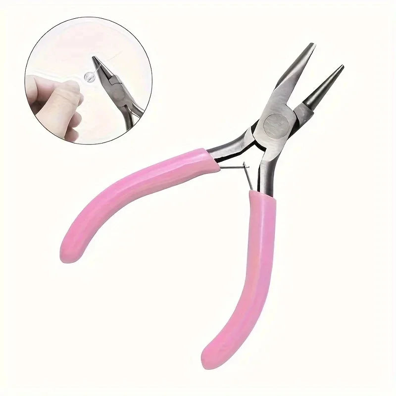 5-Inch Round Concave Pliers for Jewelry Making & Wire Loops Jewelry Making Pliers QXL