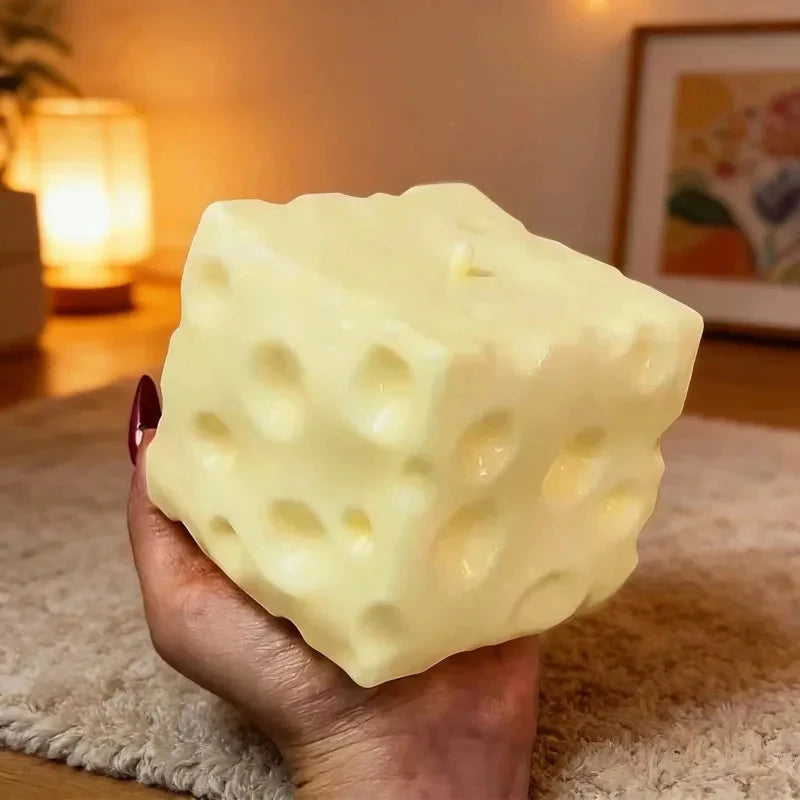 5cm Cheese Squishy Fidget Toy – Slow Rebound Squeeze Ball Fidget Squeeze Toy QXL