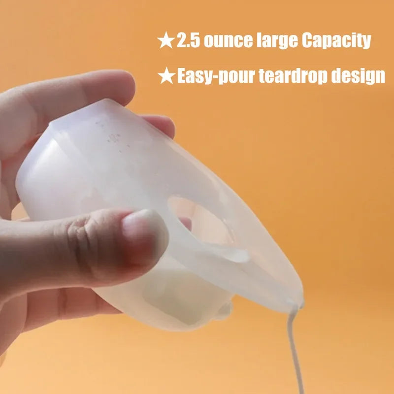 70mL Wearable Silicone Breast Milk Collector – Leak-Proof Cup Breast Milk Collector QXL