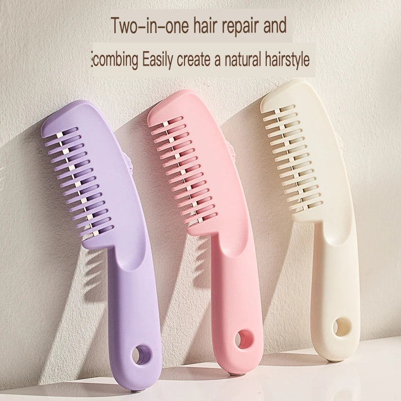 Hair Thinning & Cutting Comb | Home Bangs Trimmer Tool Hair Thinning Comb QXL