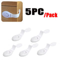 10-Pack Baby Proof Cabinet & Drawer Safety Locks for Kids Child Safety Lock QXL B73 5 Pcs