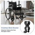 360° Rotating Crutch Holder Bracket for Wheelchair & Walker Crutch Holder Bracket QXL Default Title