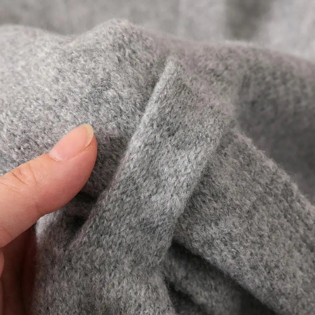 Women's Wool Blend Triangular Shawl | Large Winter Wrap Wrap Shawl Scarf QXL