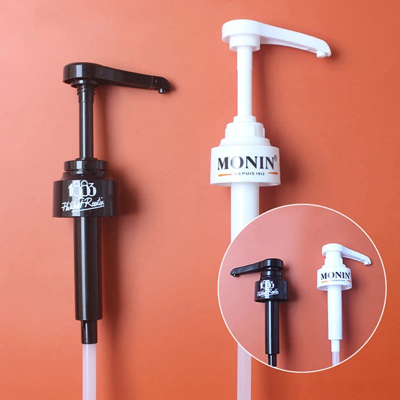 1L Coffee Syrup Dispenser Pump | 10ml Liquid Pump Black Syrup Dispenser Pump QXL