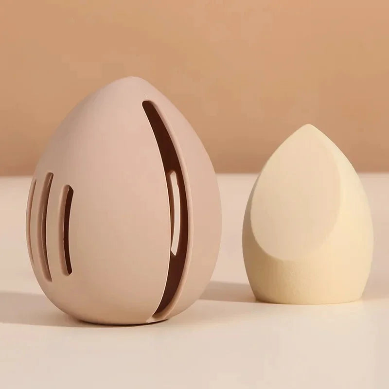 Silicone Makeup Sponge Holder & Blender Storage Case Sponge Storage Case QXL