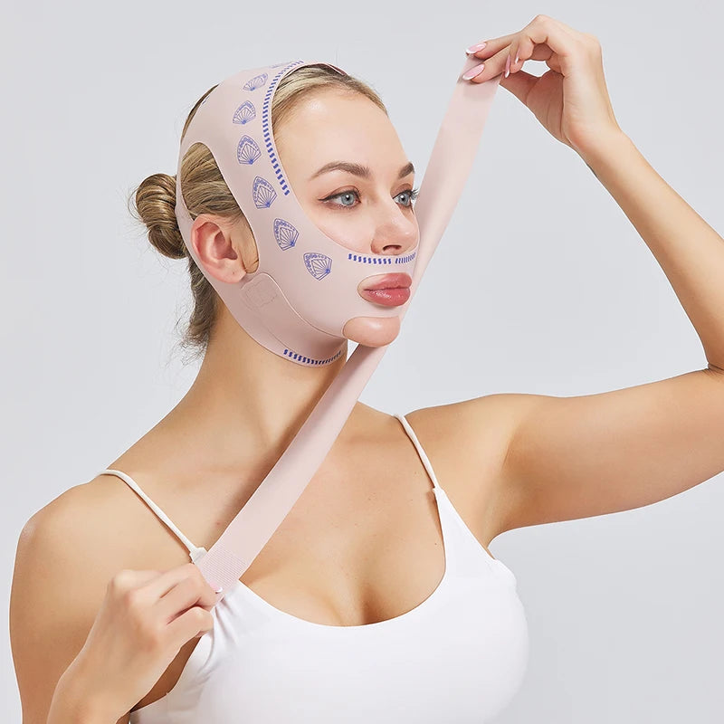 V-Line Face Slimming Strap | Chin & Cheek Lift Bandage Face Slimming Strap QXL
