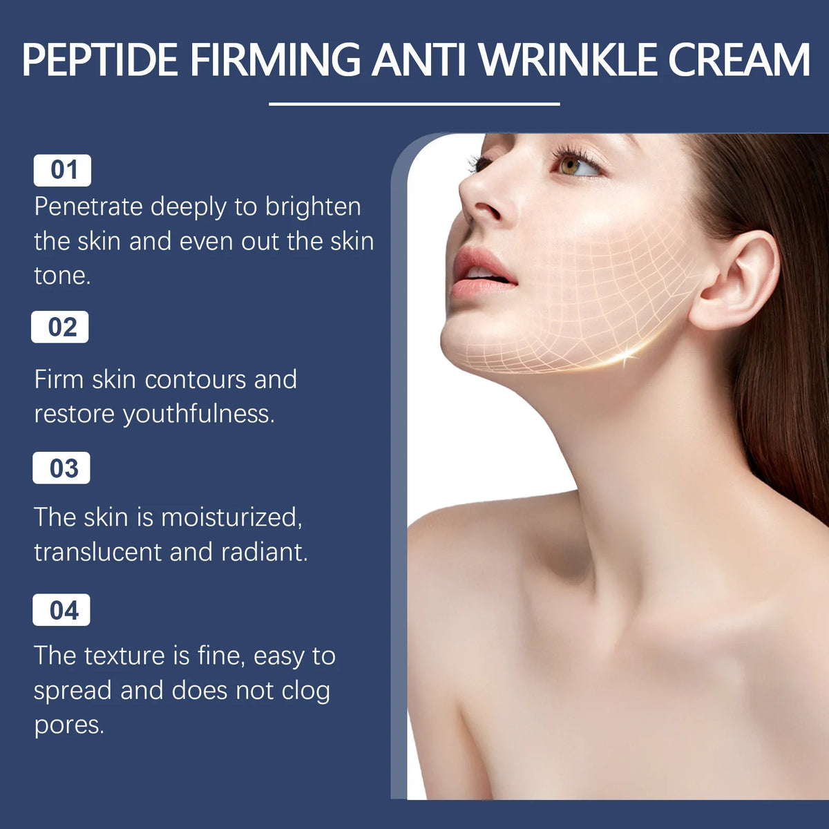 Hydrating Face Cream – Moisturize, Firm & Smooth Fine Lines Face Cream QXL
