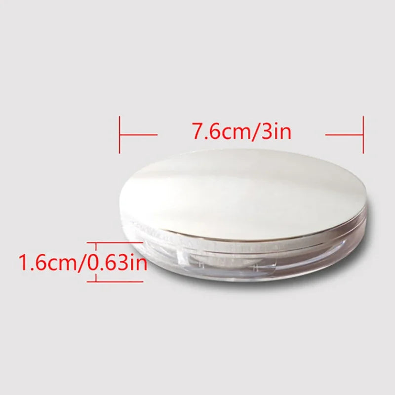 5g Empty Loose Powder Compact Case with Mirror & Sifter Powder Compact Case QXL