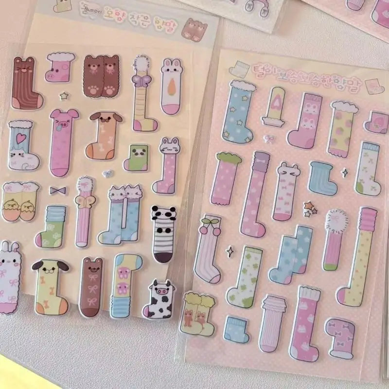 3D Foam Winter Stickers – DIY Scrapbook, Laptop & Journal DIY Craft Stickers QXL