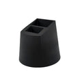 Dual-Compartment Remote Control Holder | Desktop Organizer Desktop Organizer QXL Black