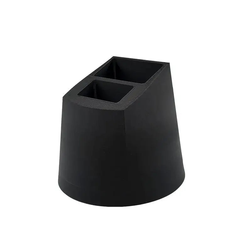 Dual-Compartment Remote Control Holder | Desktop Organizer Desktop Organizer QXL Black