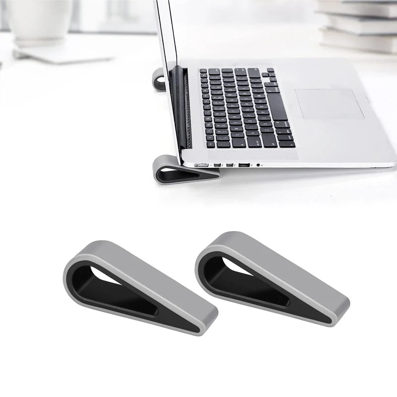 Compact Laptop Keyboard Riser Stand | Rubber Tilting Wedge Laptop Keyboard Stand QXL