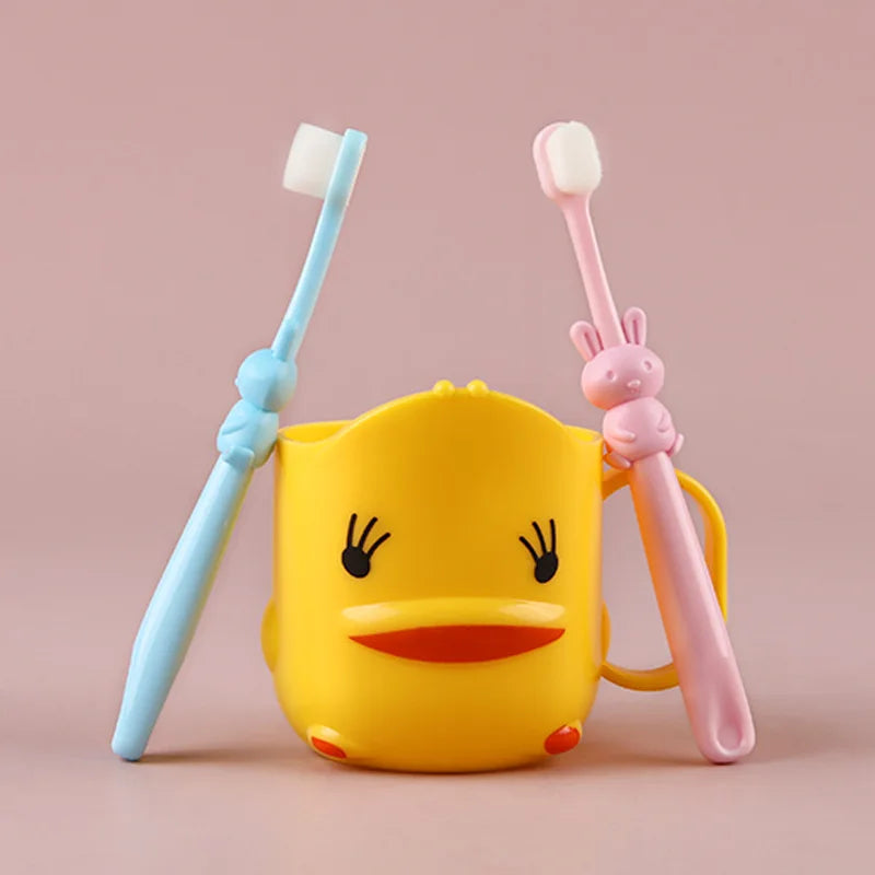 Kids Cartoon Rabbit Manual Toothbrush | Children's Oral Care Kids Manual Toothbrush QXL