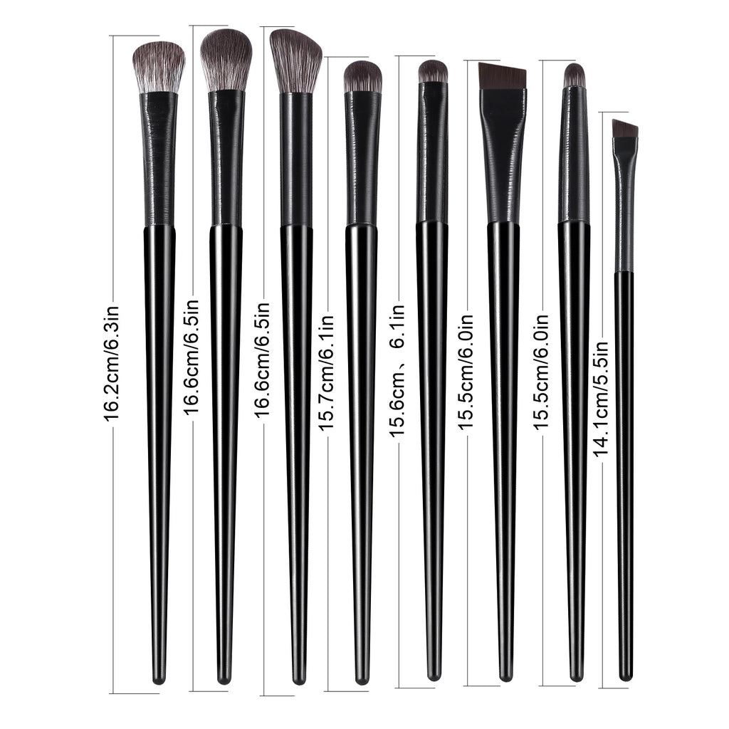 8-Piece Eye Makeup Brush Set – Eyeshadow, Brow & Concealer Eye Makeup Brush Set QXL