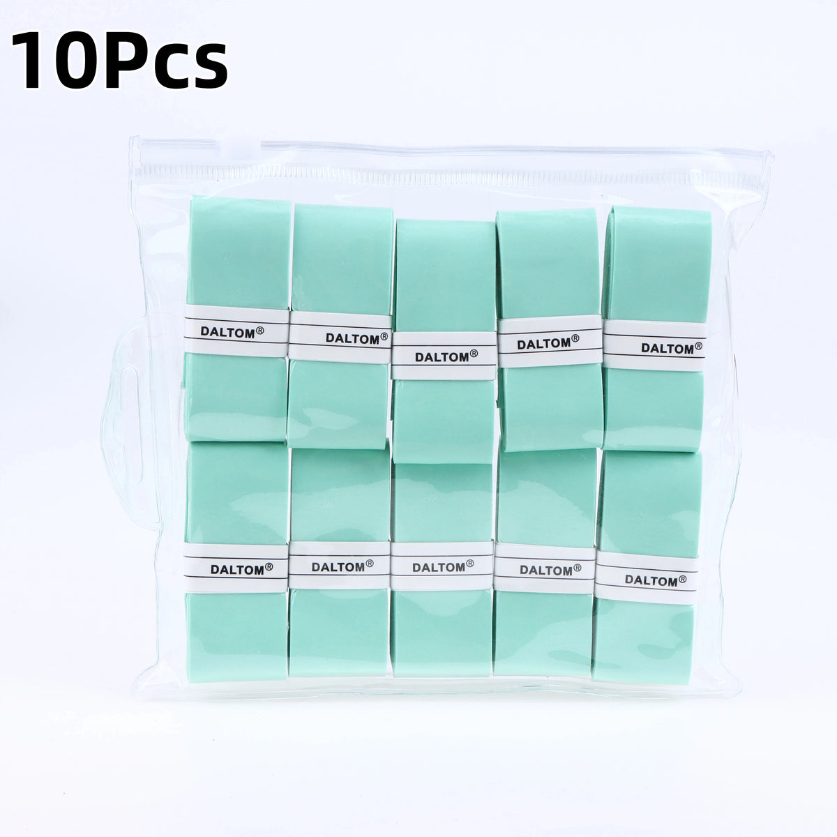 PU Tennis & Badminton Overgrip Tape | 5/10 Pack Sweat-Absorbing Racket Overgrip Tape QXL 10Pcs Blue
