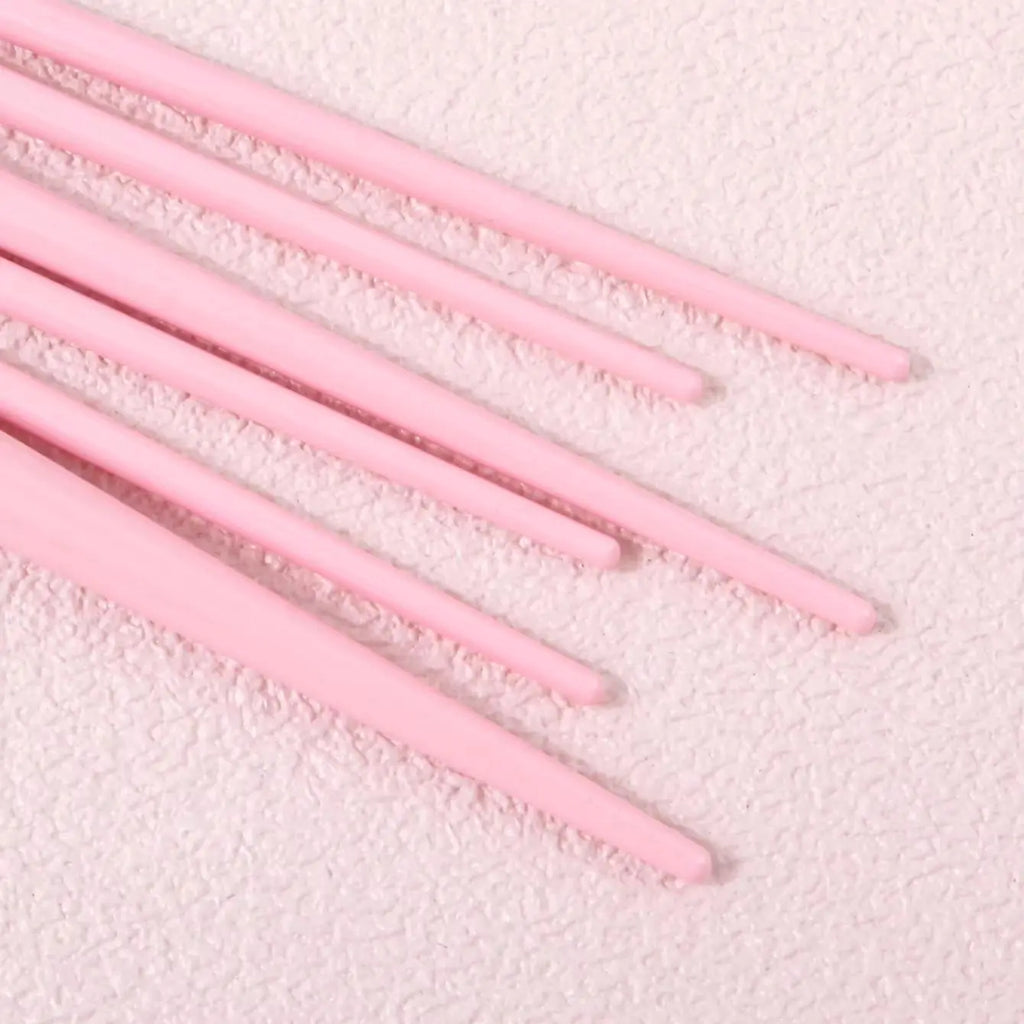 KOSSHOW 6-Piece Pink Makeup Brush Set – Blush & Eyeshadow Makeup Brush Set QXL